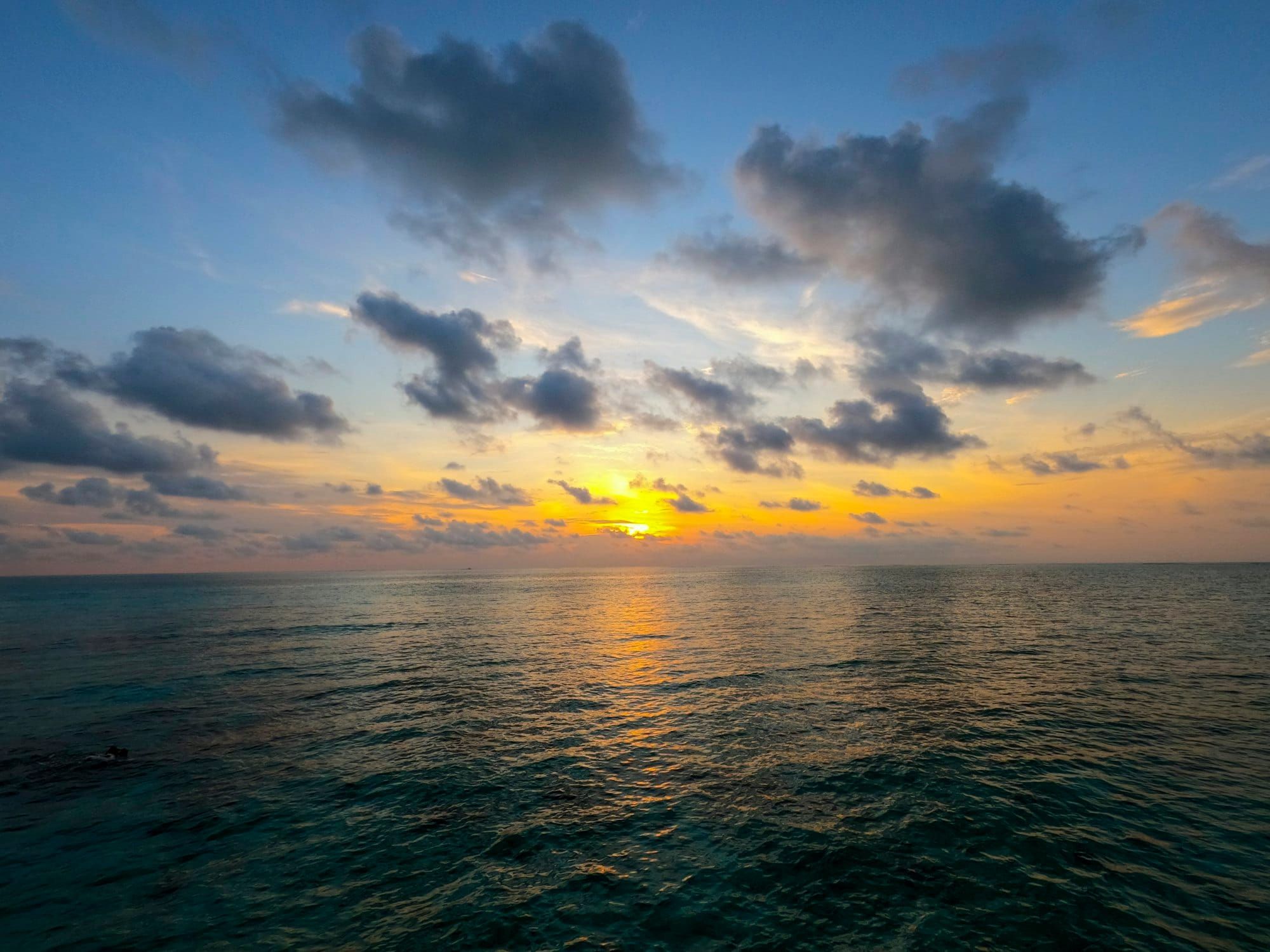 Dhangethi at golden hour